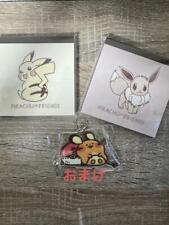 Pokemon Square Memo 2 Types Set With Pikachu Eevee Dedenne USED from Japan picture