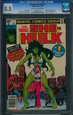 Savage She-Hulk #1 ⭐ CGC 8.5 NEWSSTAND ⭐ 1st App of She-Hulk Marvel Comic 1980 picture