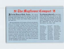 Postcard The Mayflower Compact picture
