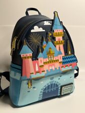 HTF Rare Loungefly Disneyland Sleeping Beauty Castle Mini Backpack  picture