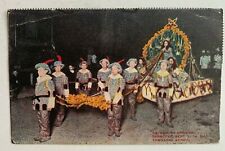 1911 NY Postcard Syracuse Ka-noo-no Karnival Sept 11-16 Townsend School marchers picture