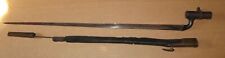 Old British English Antique WW1 ? Socket Bayonet w/ Scabbard AS IS picture