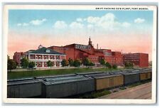 Forth Worth Texas TX Postcard Swift Packing Company's Plant Building Scene 1917 picture