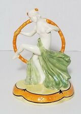 Antique Nude Wreath Bookend Figurine Made In Germany Vintage picture