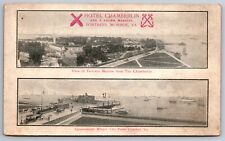 Hotel Chamberlin Government Wharf Fortress Monroe VA C1905 UDB Postcard S24 picture