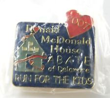 2007 Ronald McDonald House Enamel Pin Hearts Abate of Delaware Run For The Kids picture