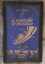 1933 CENTURY OF PROGRESS CHICAGO WORLDS FAIR TABLETOP PINBALL GAME RARE picture