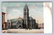 Allegheny PA-Pennsylvania, Allegheny Carnegie Library, Antique Vintage Postcard picture