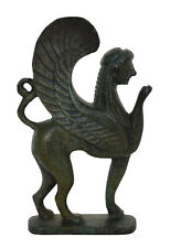 Sphinx mini sculpture - Ancient Greek bronze statue - Guardian of sacred places picture