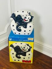 Vintage 1997 Felix The Cat Cookie Jar With Box picture