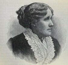 1891 Author Louisa May Alcott picture