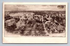 University of North Carolina Campus Chapel Hill NC Postcard c1908 picture