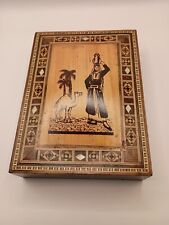Morrocan Handcarved Handmade Wooden Box Direct From Marrakesh  picture
