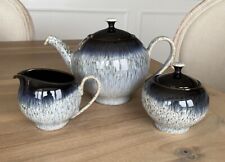 DENBY LANGLEY - Halo - Teapot, Sugar Bowl & Creamer Set - England - Great picture