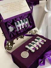 Votes for Women Suffragette Hunger Strike Medal + Velvet Box Pankhurst WSPU picture