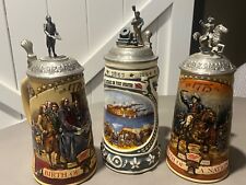 Miller High Life Birth of a Nation & Civil War Fort Sumter Beer Steins picture