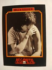 1991 MEGA METAL Rock Trading Card 133 Billy Squire NEW UNCIRCULATED Billy Squier picture