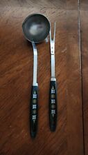 Vintage Androck Stainless Steel USA Serving Utensils Meat Fork/Ladle RARE picture