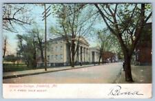 1907 FREDERICK MARYLAND MD WOMAN'S COLLEGE NOW HOOD JF KREH SOLE AGENT POSTCARD picture