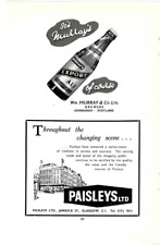 1960 Print Ad Murray's Export Ale Brewers Edinburgh Scotland/Paisleys Glasgow picture