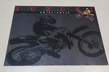 1985 SUZUKI RM250 RM125 RM80 ORIGINAL VINTAGE SALES BROCHURE MOTOCROSS OEM NOS picture