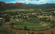 Postcard CO Durango Colorado Aerial View Unposted Chrome Vintage PC G3736 picture