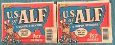 2X 1987 U.S. of Alf 1st series Zoot 5 super stickers ~ NEW SEALED pack 50 states picture