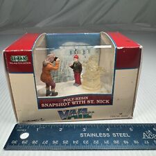 1998 Lemax Village Collection Snapshot with St. Nick #83289 Retired FIGURINE picture