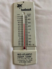 Vintage Metal Thermometer Bobcat - Mid-Atlantic Equipment Corp. 7.25