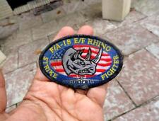 USN vintage F/A-18 E/F RHINO STRIKE FIGHTER United States Navy Patch picture