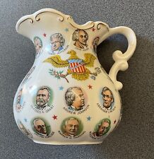 VINTAGE CHADWICK-MILLER U.S PRESIDENTS JUG/PITCHER,ALL PRESIDENTS TO 1965.VGC. picture