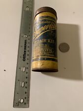 Vintage Super Tite Tire Tube Repair Kit Tin Can Gas Oil Bicycle Motorcycle picture