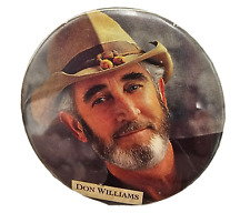 Don Williams Pin Vintage 90's Country Music Legend Lapel Hat Pin 1990's Concert picture