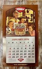Tom's Toasted Peanut 1976 Calendar 50th Anniversary NOS picture