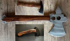 3Pcs Handmade Tomahawk Axes Set For Hunting Camping Hiking & Outdoor picture