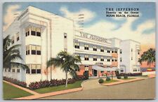 Vintage Postcard - THE JEFFERSON HOTEL - 15th St - MIAMI BEACH FLORIDA - FL picture