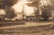 RPPC Palmyra Maine L.W. Frost House & Vintage Auto, Eastern Illustrating - A774 picture