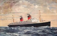 SS Ile de France Ship Rescued Passengers from SS Andrea Doria Vtg Postcard D23 picture