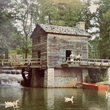 Postcard GA Atlanta Stone Mountain Park The Grist Mill M&R 1952-1970 picture
