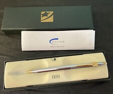 CROSS CHROME FIRST HORIZON BANK AWARD PEN WITH SAPPHIRE BOX & BROCHURE INCLUDED picture