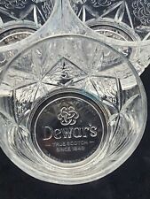 One DEWAR’S Scotch Whiskey Ltd Lowball Glass Celtic Truth Knot 10oz -3 Available picture