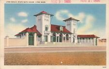 Postcard Lynn Beach State Bath House Lynn Massachusetts picture