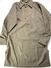 WWII GERMAN HEER WAFFEN M31 GREY WOOL COMBAT FIELD OVER SHIRT - SIZE 5 (50-52) picture