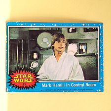 #61- 1977 Star Wars Topps Trading Card Mark Hamill Series 1 Blue Border Original picture