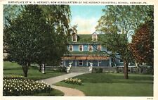 Postcard PA Hershey Industrial School Headquarters 1937 Linen Vintage PC f9964 picture