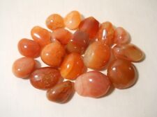 Carnelian Red Agate Crystal Polished Tumble Lot 18 Stones Brazil picture