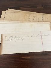 (24) RARE 1884 Mississippi Historical Court Documents Case Jury Trial RETAILING picture