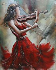 Music Lover Concert Hall 3-D Painting Handcrafted Detailed Fine Art Artwork picture