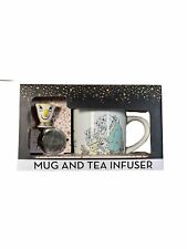Disney Princess Beauty And The Beast Chip Mug And Tea Cup Infuser Set NIB picture