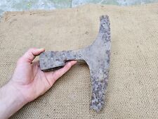 ANTIQUE ANCIENT OTTOMAN EMPIRE GOOSEWING HEWING CARPENTERS SIDE AXE HEAD picture